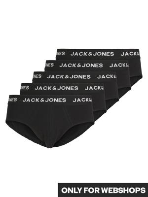 Jack & Jones 5-pack heren briefs - Zwart