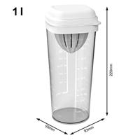 Rotho LOFT Shaker met Citruspers 1L Wit/Transparant - thumbnail
