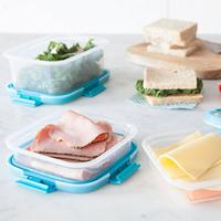 Curver smart fresh vershouddoos 0.2l blauw/transparant - thumbnail