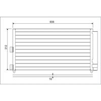 Airco condensor 818021 - thumbnail