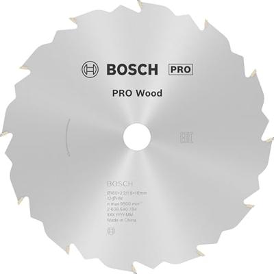 Bosch Accessories Standard for Wood Speed 2608640784 Hardmetaal-cirkelzaagblad 160 x 16 x 2.2 mm Aantal tanden: 12 1 stuk(s)
