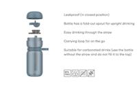 Mepal Sportfles flip - ceramic white - 600ml - thumbnail