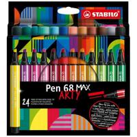 Viltstift stabilo pen 68/24 max arty 24st assorti | 6 stuks - thumbnail