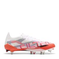PUMA Ultra 5 Ultimate IJzeren-Nop Voetbalschoenen (SG) Wit Zwart Rood - thumbnail