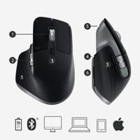 Logitech MX Master 3 for Mac muis Rechtshandig Bluetooth Laser 4000 DPI - thumbnail