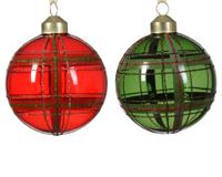 Kerstbal glas d8 cm a2 LXXXI kerst Decoris - Decoris - thumbnail