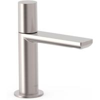 Fonteinkraan Tres Project 1-Knop Uitloop Recht 10 cm Rond RVS - thumbnail