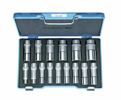 Gedore 2190214 2190214 Dopsleutelset Metrisch 1/2 (12.5 mm) 15-delig