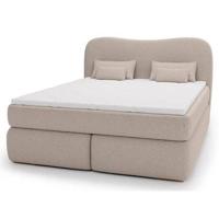NADUVI Collection Lavelle boxspring bouclé 160 x 200 cm - thumbnail