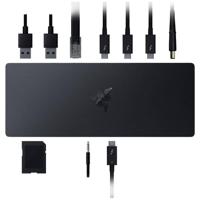 Razer Thunderbolt 4 Dock Chroma - Hoogwaardige hub met RGB-verlichting voor Windows en Mac (10 poorten in één, Weergave in 4K twee schermen of 8K één scherm) Zwart - thumbnail