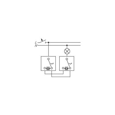 Busch-Jaeger 2000/6 US Wisselschakelaar Inzetstuk Duro 2000 SI Lineair, Duro 2000 SI, Reflex SI Lineair, Reflex SI, Solo, Alpha Nea, Alpha exclusive, Future