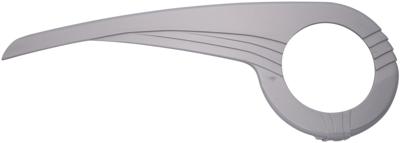 Hebie kettingscherm "0342" chain guard 0342 wave-form sil.