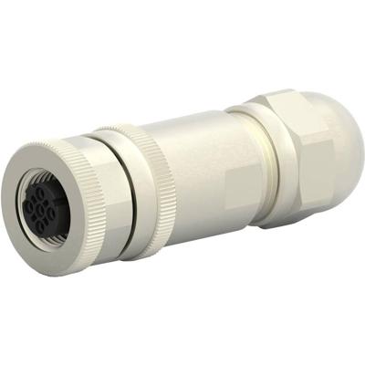 TE Connectivity T4110511041-000 Sensor/actuator connector, niet geassembleerd M12 Aantal polen (sensoren): 4 Bus, recht 1 stuk(s)
