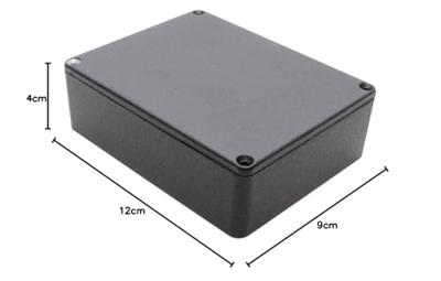 Hammond Electronics 1590BB2BK Universele behuizing 119 x 94 x 38 Aluminium spuitgietwerk Zwart 1 stuk(s)