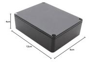 Hammond Electronics 1590BB2BK Universele behuizing 119 x 94 x 38 Aluminium spuitgietwerk Zwart 1 stuk(s) - thumbnail