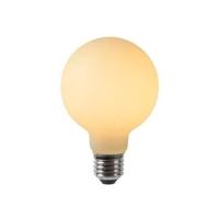 Lucide G80 - Filament lamp - Ø 8 cm - LED Dimb. - E27 - 1x4,9W 2700K - Opaal - thumbnail