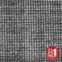 Adam Hall Gaasdoek 202 zwart 3 x 5m - thumbnail