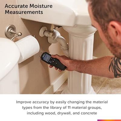 FLIR MR55 Materiaalvochtmeter Meetbereik bouwvochtigheid 1 tot 99 % Meetbereik houtvochtigheid (bereik) 7 tot 99 %
