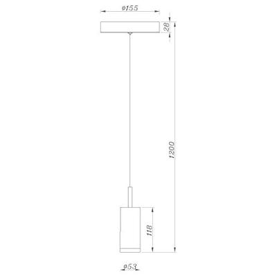 Deko Light Dabih 348037 LED-hanglamp LED LED vast ingebouwd Energielabel: E (A - G) 7.2 W Wit
