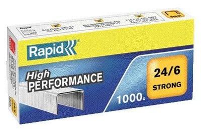 Rapid Nietjes 24/6, gegalvaniseerd, strong, doos van 1.000 nietjes
