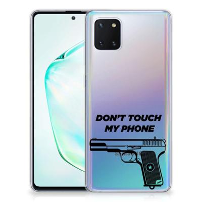 Samsung Galaxy Note 10 Lite Silicone-hoesje Pistol DTMP Samsung Galaxy Note 10 Lite Silicone-hoesje Pistol DTMP