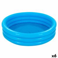 Opblaasbaar Kinderzwembad Intex Blauw Ringen 330 L 147 x 33 cm (6 Stuks) - thumbnail