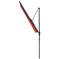Madison balkonparasol sun wave 270x150 cm steenrood - thumbnail
