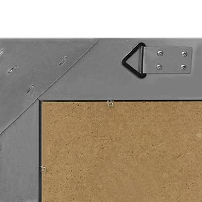 VidaXL Wandspiegel barokstijl 60x60 cm zwart