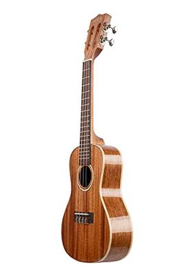 Kala KA-SMH-CG Gloss Solid Mahogany massieve concert ukelele met koffer