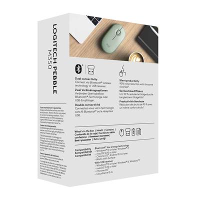 Logitech Pebble M350 eucalyptus groen Logitech Pebble M350 eucalyptus groen
