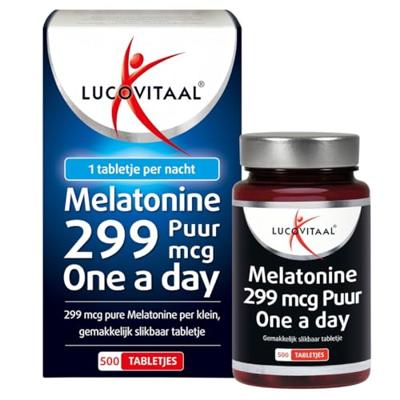 Lucovitaal Melatonine Puur 0.299mg Tabletten