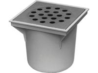 Vloerput pvc/rvs 200x200 o.u 402 - thumbnail