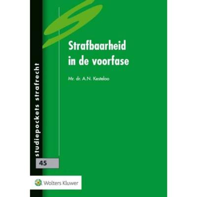 Strafbaarheid in de voorfase - A.N. Kesteloo - Hardcover (9789013133578)