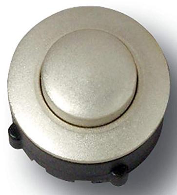 Heidemann 70094 Belknop 1-voudig Vernikkeld 24 V/1 A