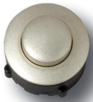 Heidemann 70094 Belknop 1-voudig Vernikkeld 24 V/1 A - thumbnail