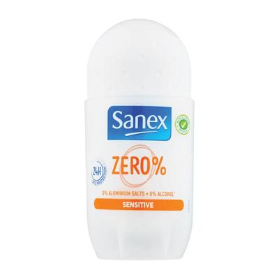 Sanex Deodorant roll-on zero% sensitive 50 Milliliter