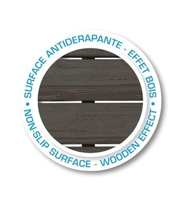 Smoby - Set van 6 tegels - Huisvloeren - 45x45cm - Houtstructuureffect - Anti-UV - 100% gerecycled en recyclebaar plastic Smoby - Set van 6 tegels - Huisvloeren - 45x45cm - Houtstructuureffect - Anti-UV - 100% gerecycled en recyclebaar plastic