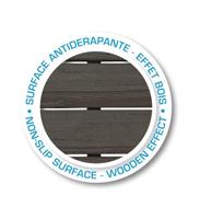 Smoby - Set van 6 tegels - Huisvloeren - 45x45cm - Houtstructuureffect - Anti-UV - 100% gerecycled en recyclebaar plastic - thumbnail