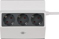 Brennenstuhl 1150070 Klemmende Stekkerdoos - 3 sockets - 3 meter - Klembaar - Klembreedte 5 cm - thumbnail
