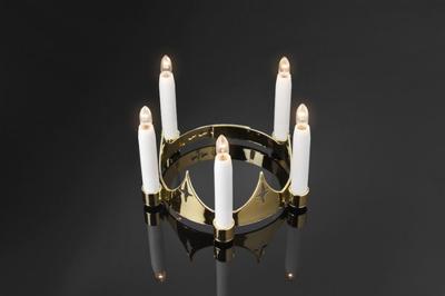 Creativ Company Lucia kroon, h: 14 cm, d 15-19 cm, 1 stuk - thumbnail