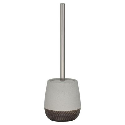 Toiletborstel met houder vrijstaand Sealskin Braid Grijs Toiletborstel met houder vrijstaand Sealskin Braid Grijs