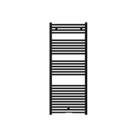Nemo Start Basic handdoekradiator - 144.8x60cm - 743 watt - mat zwart BSE060BK1VM06NNN - thumbnail