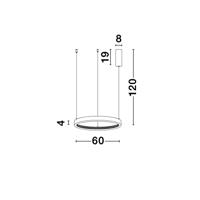 Lyora HanglampPreston goud Ø 60cm - 9285601 - thumbnail