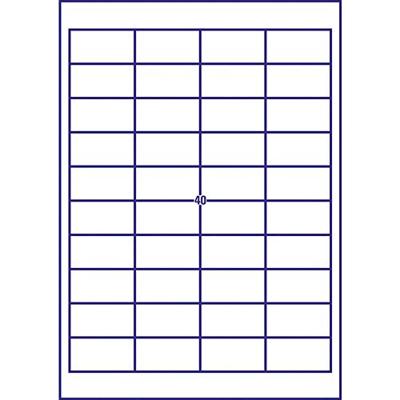 Avery-Zweckform 4780 Universele etiketten 48.5 x 25.4 mm Papier Wit 1200 stuk(s) Permanent hechtend Inkjet, Laser (zwart/wit), Laser (kleur), Kopiëren Avery-Zweckform 4780 Universele etiketten 48.5 x 25.4 mm Papier Wit 1200 stuk(s) Permanent hechtend Inkjet, Laser (zwart/wit), Laser (kleur), Kopiëren