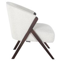 Richmond Fauteuil 'Mia' Bouclé, kleur Wit - thumbnail