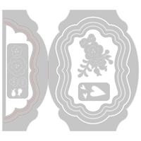 Sizzix • thinlits die set card label fold-a-long - thumbnail