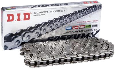 D.I.D Chain did 525 zvmx 118 n silver/silver open