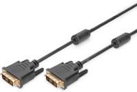 DIGITUS DVI-D 18+1 enkele link kabel, 5 m, zwart - thumbnail