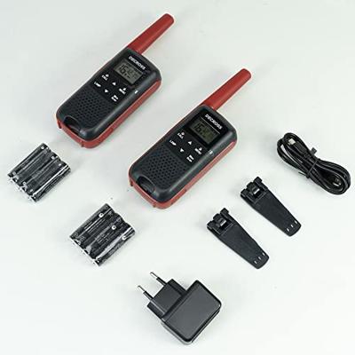 DECROSS DC63 Rot 2er-Set DC6313104302000 PMR-portofoon DECROSS DC63 Rot 2er-Set DC6313104302000 PMR-portofoon