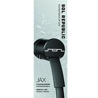 SOL Republic Jax In-ear hoofdtelefoon, geluidsisolerende, draadloze oortelefoon met microfoon + 1-knops bediening, hoogwaardig geluid met krachtige bas, 4 oordopjes maten voor ideale pasvorm, zwart - thumbnail
